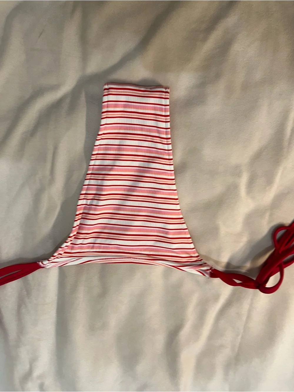 Frankies Bikinis red stretchy